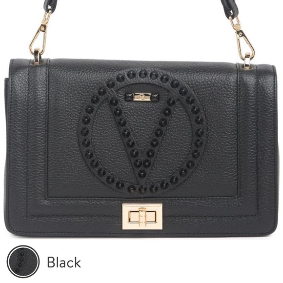 Mario Valentino Handbags - Valentino by Alice Rock Leather Shoulder Bag